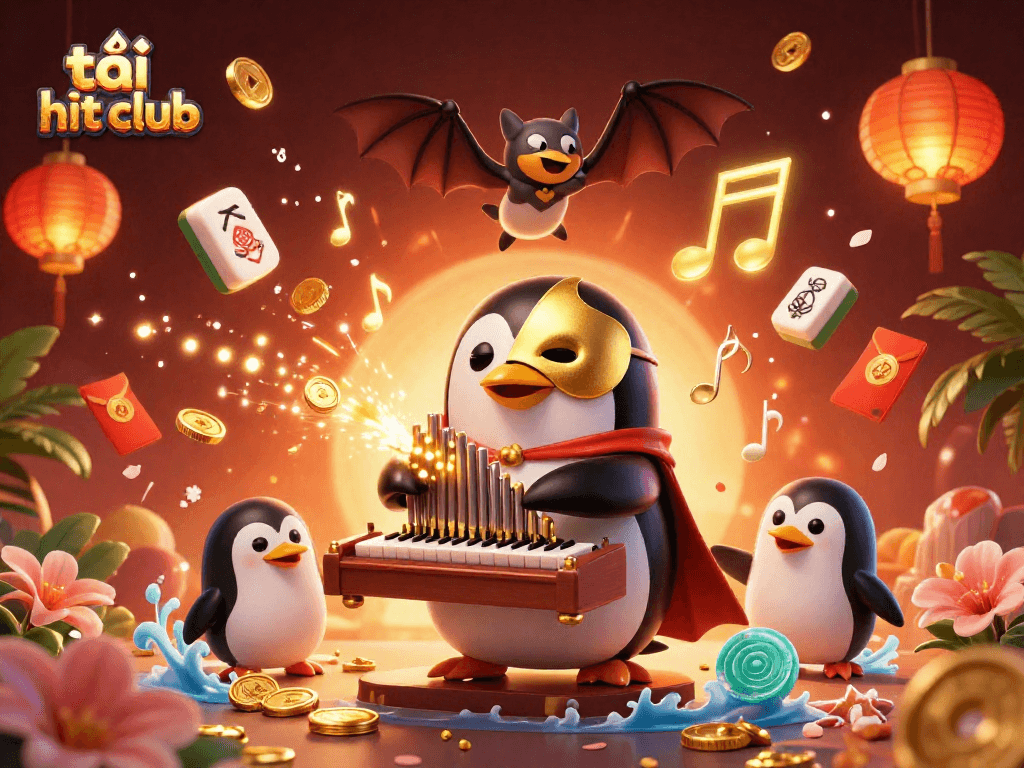 Experience vibrant wins and excitement with tải hit club in this enchanting 3D casino scene.