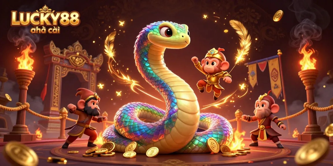 Experience thrilling gameplay at LUCKY88 nhà cái with a vibrant, engaging 3D casino scene