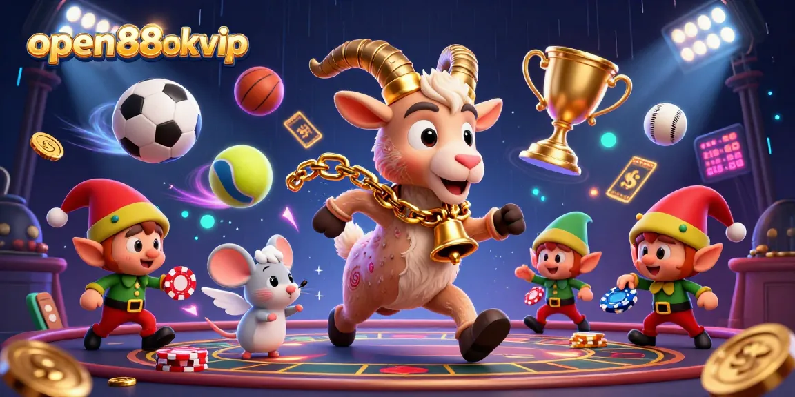 Experience the thrill at open88okvip as Krampus runs a spooky casino with elf gremlins stealing chips!