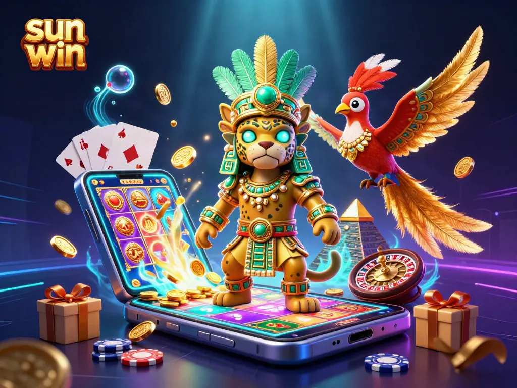 Win big with the immersive sun win casino experience featuring exciting slot games and rich decorations.