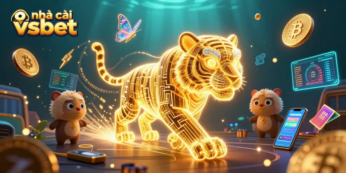 Experience excitement at nhà cái vsbet with a thrilling 3D digital casino, vibrant characters, and crypto elements.