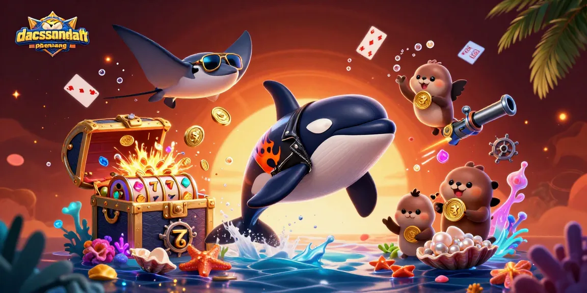 Dive into winning strategies with dacsandatphanrang featuring vibrant casino elements and lively sea characters.
