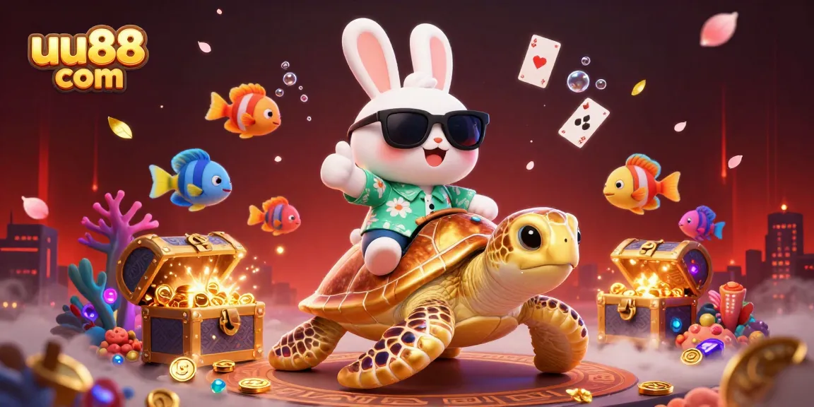 Experience thrilling wins at uu88 com with our vibrant underwater casino adventure illustration, featuring luck and excitement!