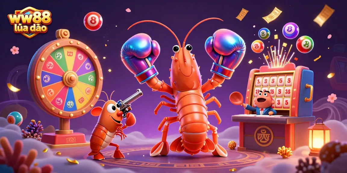 Engage in thrilling gaming with stunning illustration showcasing ww88 lừa đảo in a vibrant casino atmosphere.