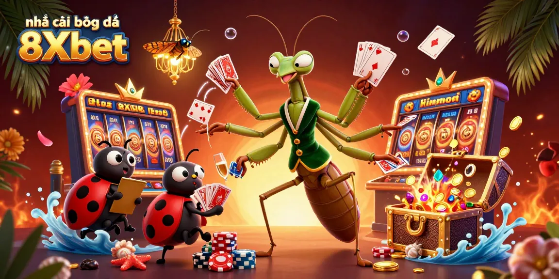 Play exciting games at nhà cái bóng đá 8Xbet with vibrant casino characters and rich visuals