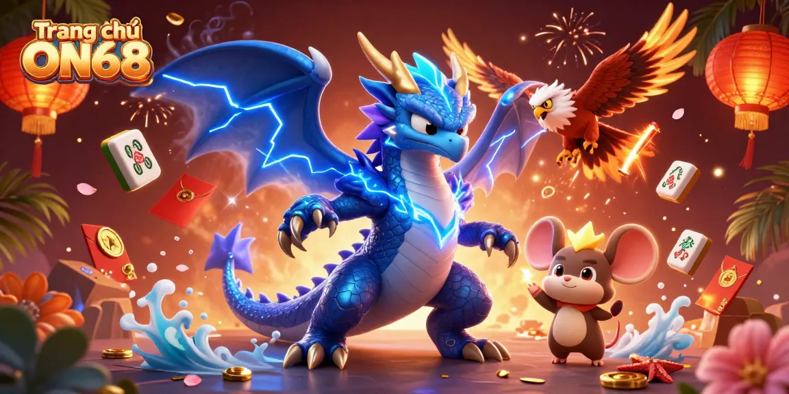 Experience thrilling gameplay at Trang chủ ON68 with colorful characters and vibrant game elements.