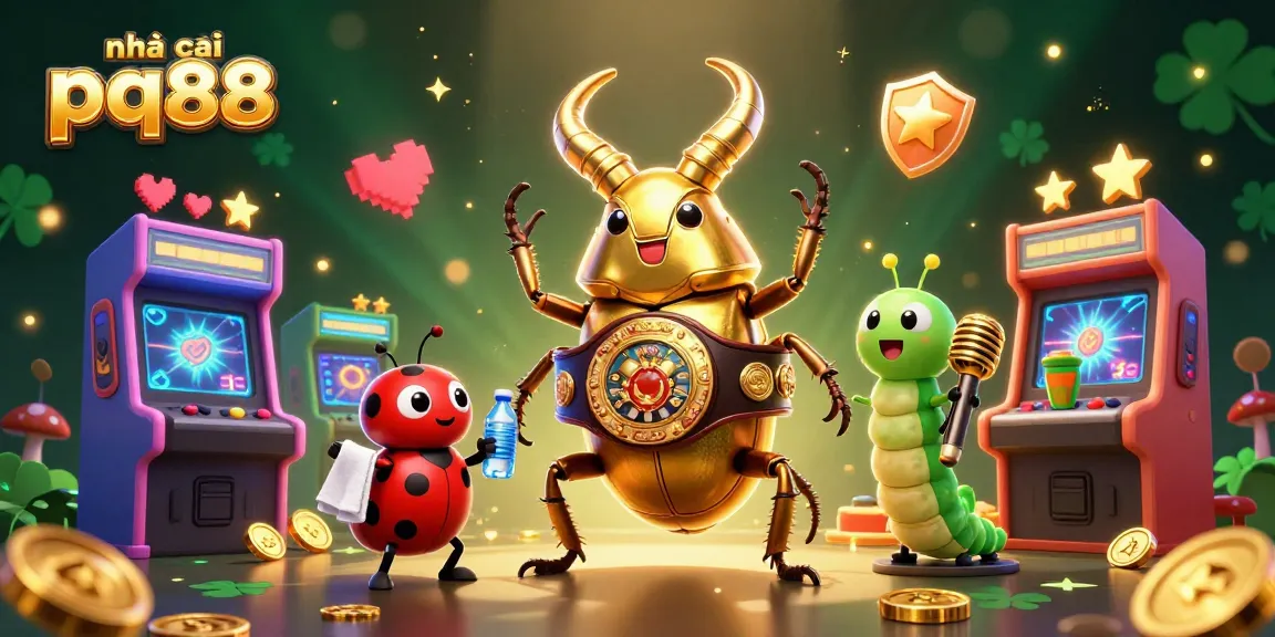 Experience thrilling action with nhà cái pq88 in this vibrant 3D casino illustration.