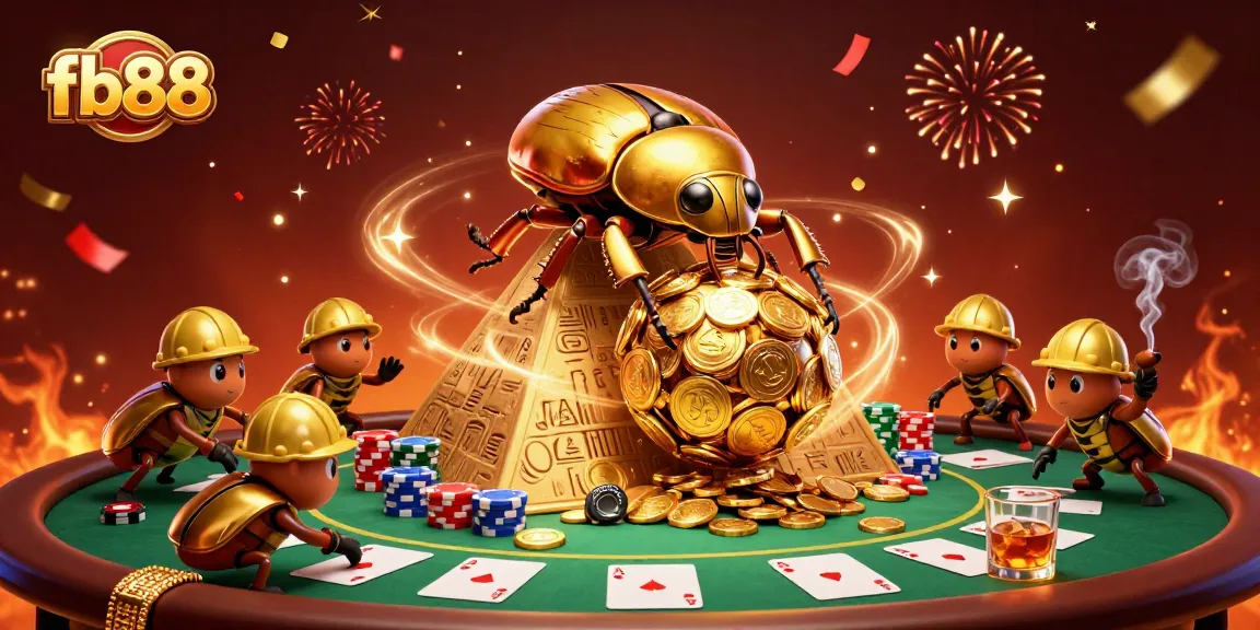 Engage with fb88 golden beetle casino theme while rolling coins and winning strategies.