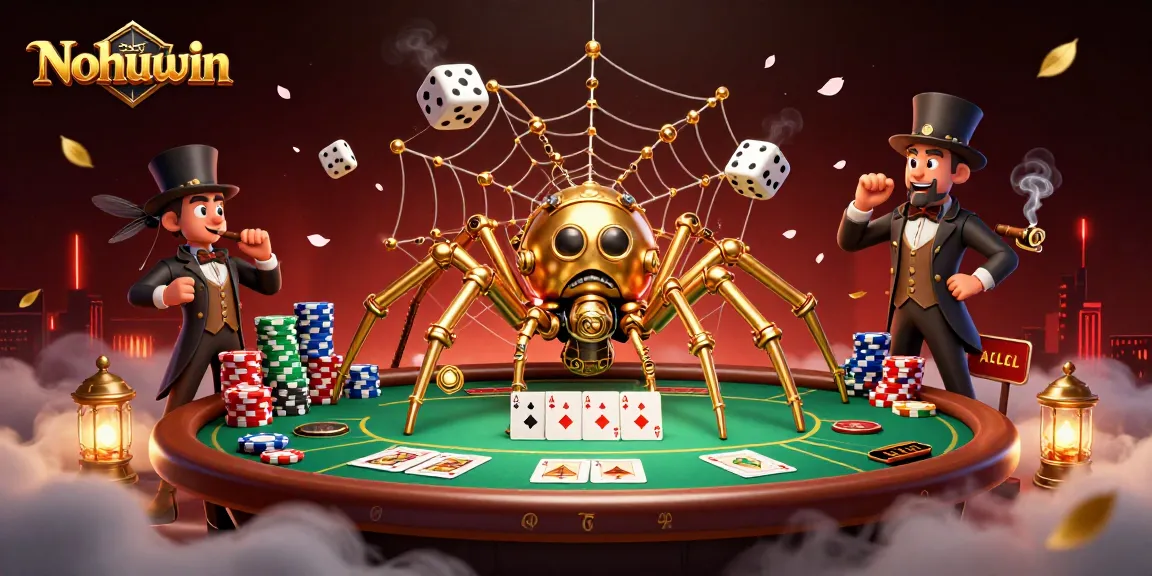 Engage with Nohuwin's thrilling online gaming experience featuring dynamic characters and poker elements.
