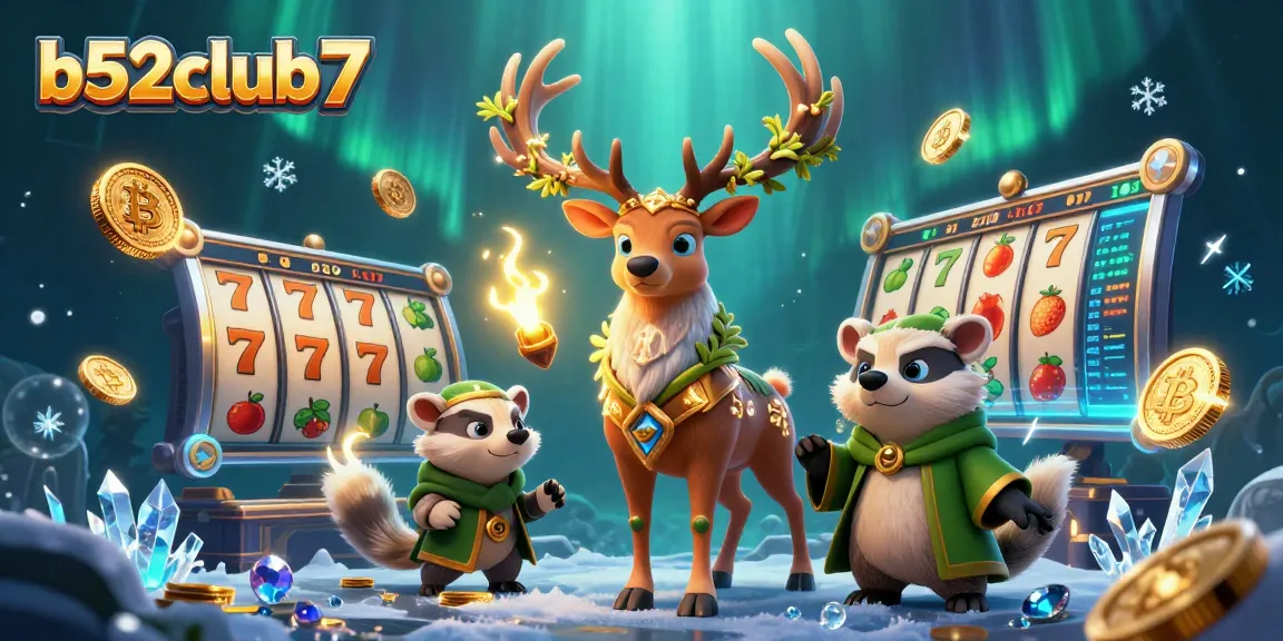 Engage with b52club7's thrilling slot games featuring vibrant characters and exciting jackpot moments.
