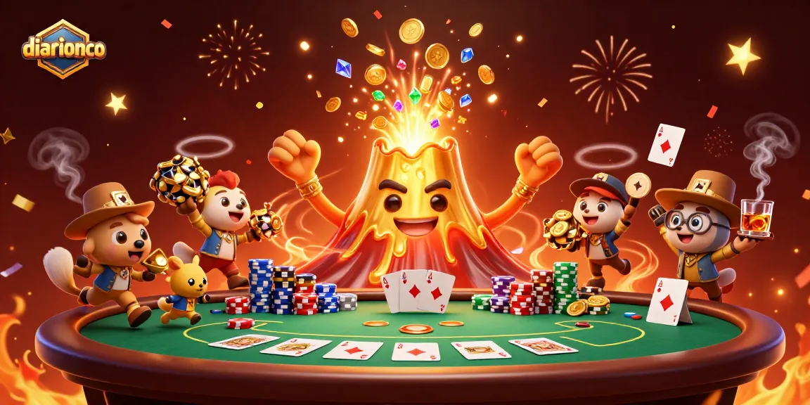 Win treasures and jackpots at diarionco with a vibrant 3D casino scene full of excitement!