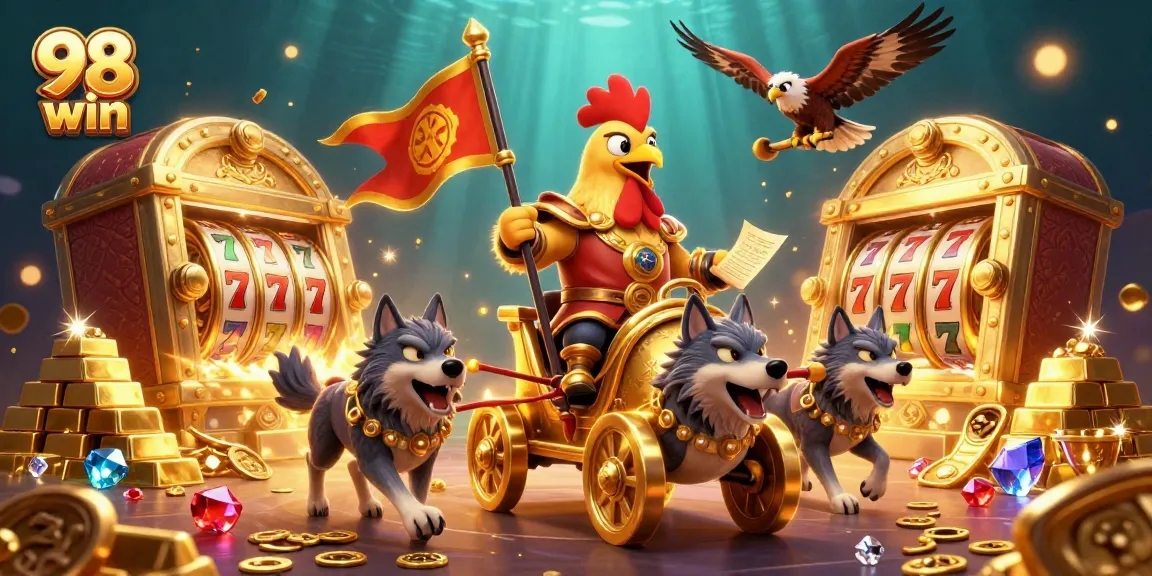 Engage in thrilling gaming at 98 win with dynamic slots, gold treasures, and action-packed casino elements.