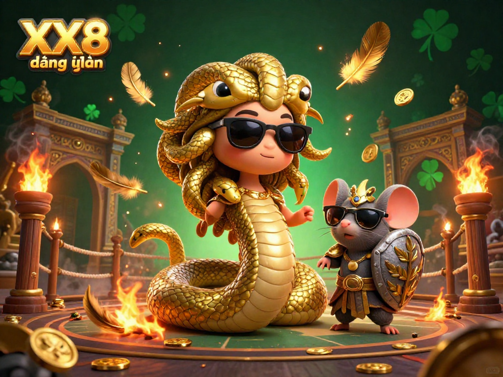 Spin the reels with a vibrant XX8 đăng nhập illustration showcasing casino excitement and strategy features.