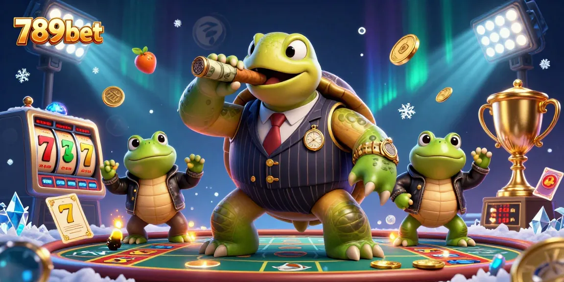 Engage with 789bet's thrilling casino offerings in this vibrant 3D digital illustration.