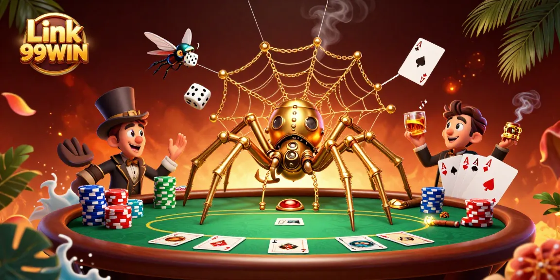Catch exciting action at Link 99WIN with thrilling poker moments and vibrant gambling elements