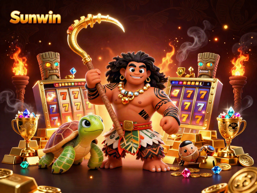 Experience the excitement of Sunwin's vibrant casino atmosphere with dynamic gaming elements.