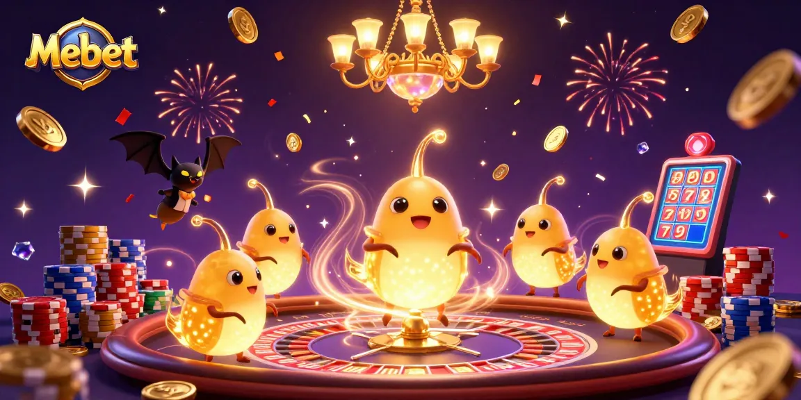 Mebet lights up the casino scene with bioluminescent glowworms, excitement, and golden treasures.